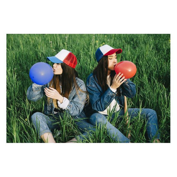 100 ballons latex tricolores bleu, blanc, rouge 30 cm,Farfouil en fÃªte,Ballons