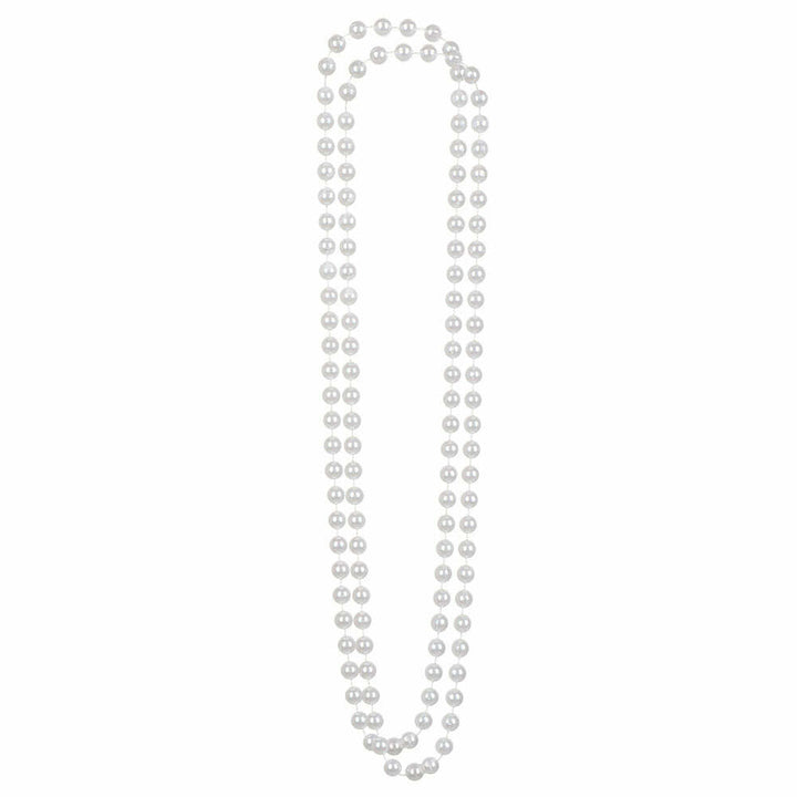 2 Colliers de perles blanches,Farfouil en fÃªte,Bijoux