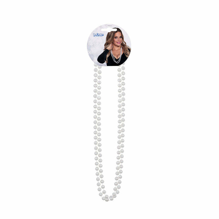 2 Colliers de perles blanches,Farfouil en fÃªte,Bijoux