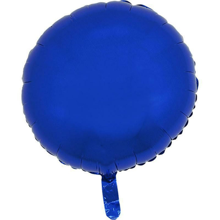 BALLON METALLISE ROND 45 CM DIFF. COLORIS,Bleu,Farfouil en fÃªte,Ballons