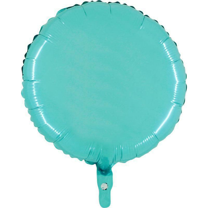 BALLON METALLISE ROND 45 CM DIFF. COLORIS,Turquoise,Farfouil en fÃªte,Ballons