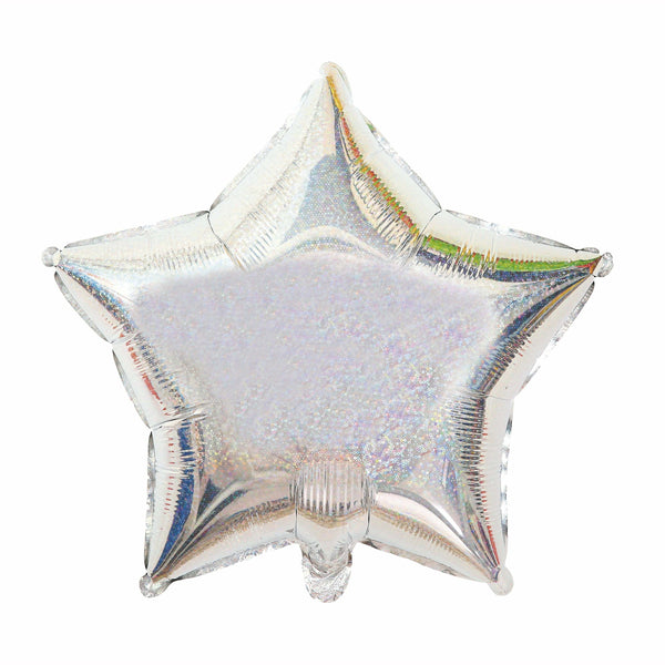 Ballon mylar étoile irisée 48 cm,Farfouil en fÃªte,Ballons