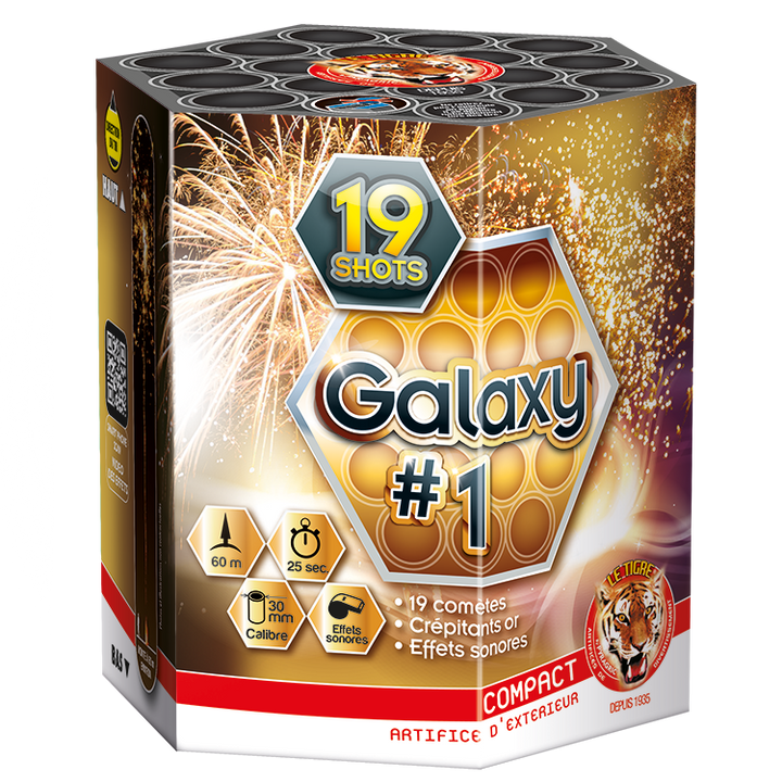 Compact Galaxy 1 19 coups 25 secondes Pyragric,Farfouil en fÃªte,Feux d'artifice et pétards
