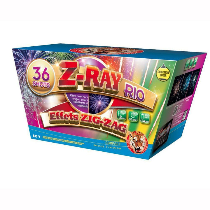 Compact Z-Ray 25 coups 36 coups 30 secondes Pyragric,Farfouil en fÃªte,Feux d'artifice et pétards