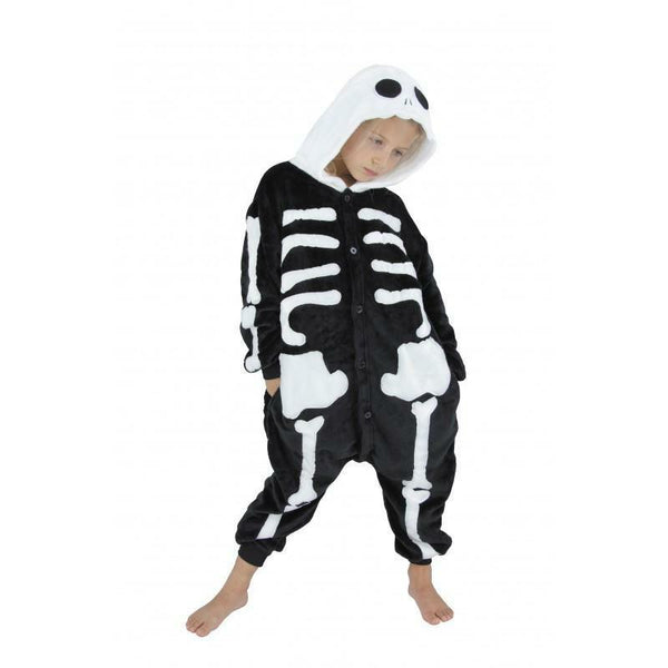Costume kigurumi enfant squelette,4/6 ans,Farfouil en fÃªte,Déguisements