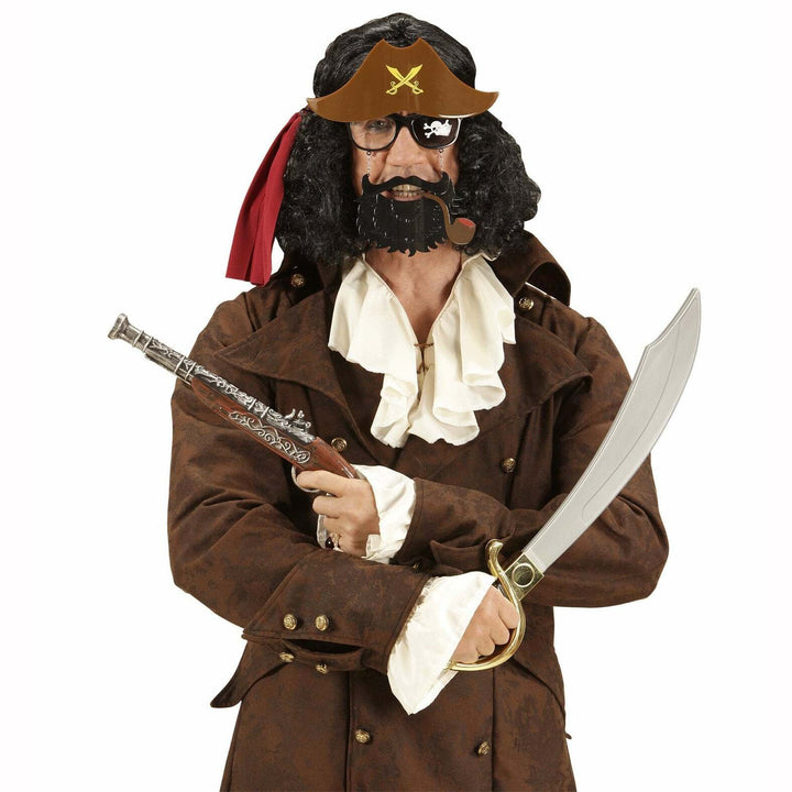 Lunettes de capitaine des pirates avec barbe,Farfouil en fÃªte,Lunettes