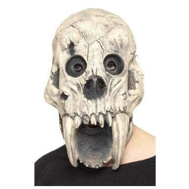 Masque adulte en latex Skull and bones,Farfouil en fÃªte,Masques