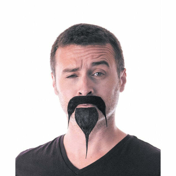 Moustache noire samouraï + bouc,Farfouil en fÃªte,Moustaches, barbes