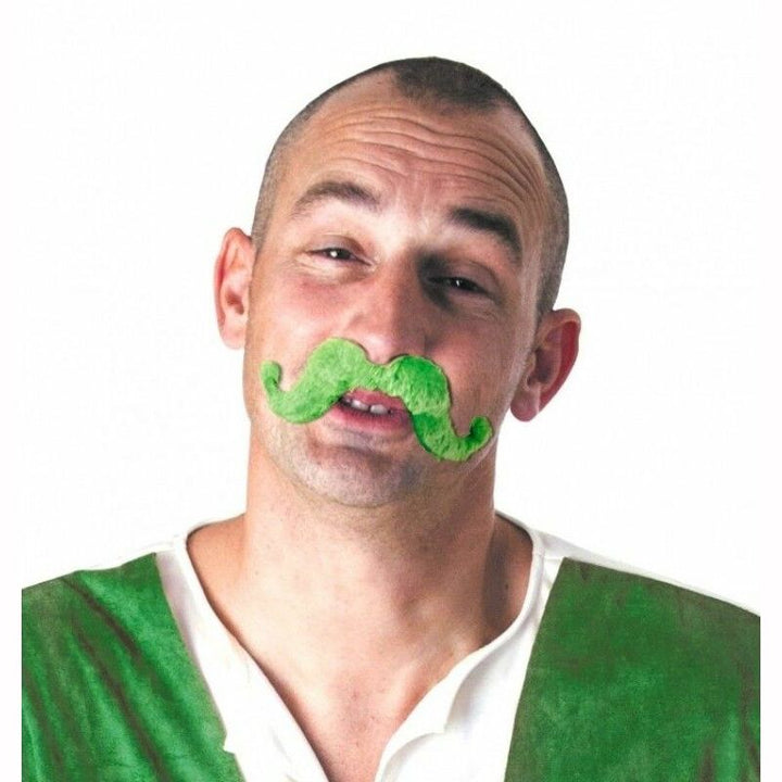 Moustaches vertes Saint Patrick,Farfouil en fÃªte,Moustaches, barbes