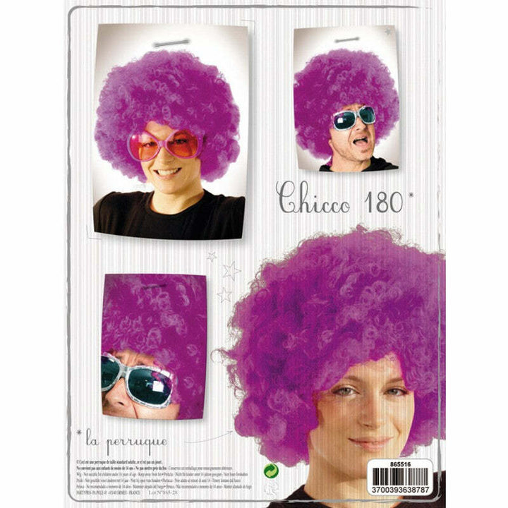 Perruque Chicco Pop luxe 180g Violet,Farfouil en fÃªte,Perruque