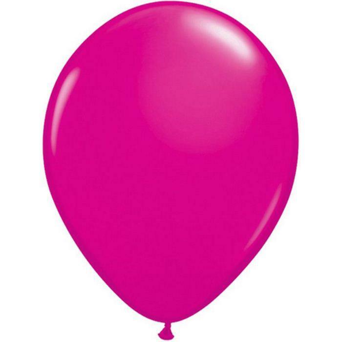 SACHET DE 25 BALLONS FASHION WILD BERRY 11" QUALATEX,Farfouil en fÃªte,Ballons