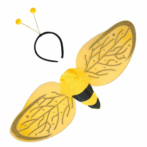 Set abeille avec ailes et serre-tête adulte,Farfouil en fÃªte,Chapeaux