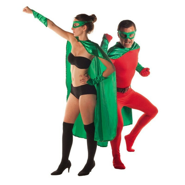 Set d'accessoires de super héros pour adultes - Vert,Farfouil en fÃªte,Cape