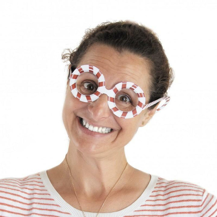 Set de 8 lunettes rigolotes de Noël - Sweety Xmas,Farfouil en fÃªte,Lunettes