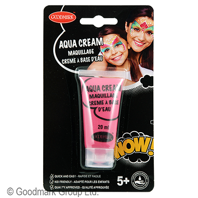 Tube de maquillage crème à base d'eau 20 ml - Rose fuchsia,Farfouil en fÃªte,Maquillage de scène