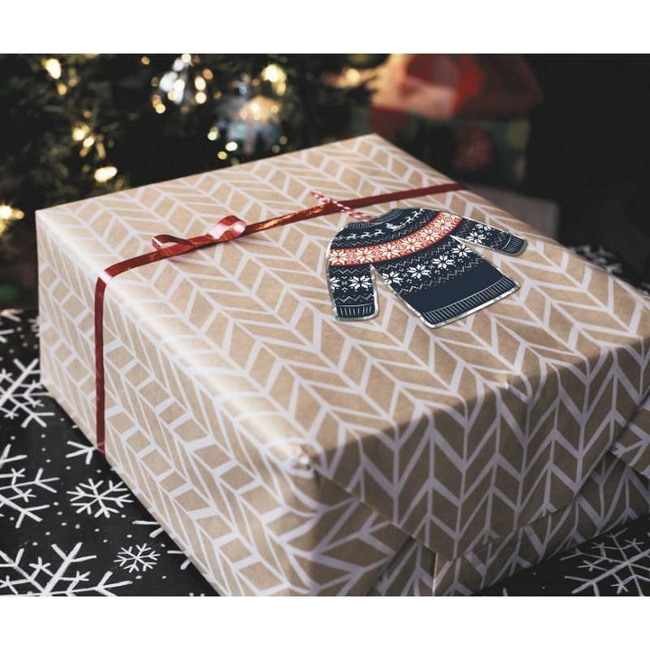 10 étiquettes cadeaux - Pull de Noël,Farfouil en fÃªte,Marques places, marques verres, étiquettes, porte-nom