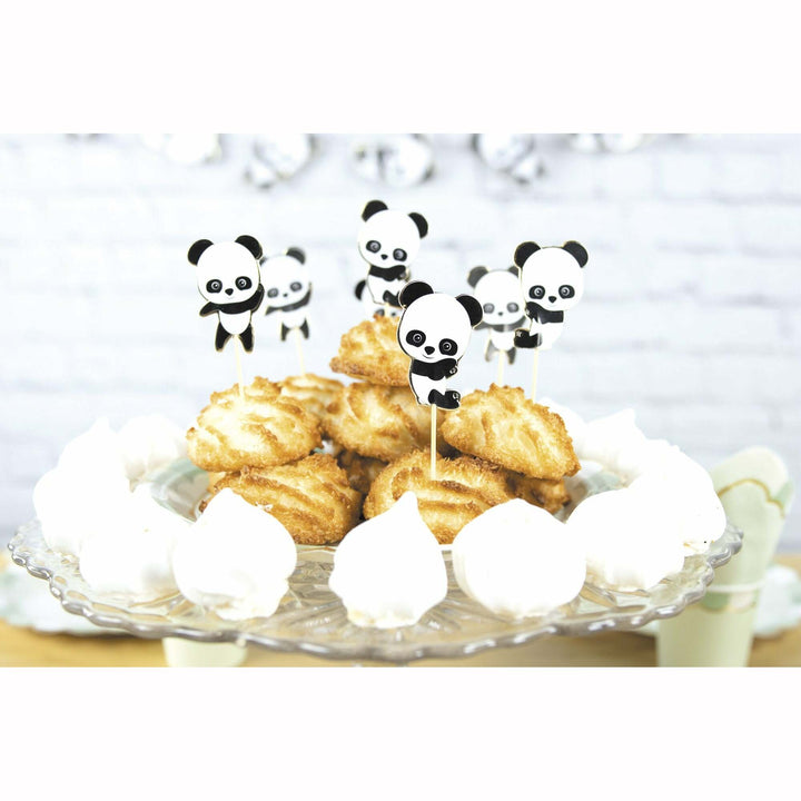 3 décorations pour gâteaux 20 cm Baby Panda,Farfouil en fÃªte,Sujets gâteaux