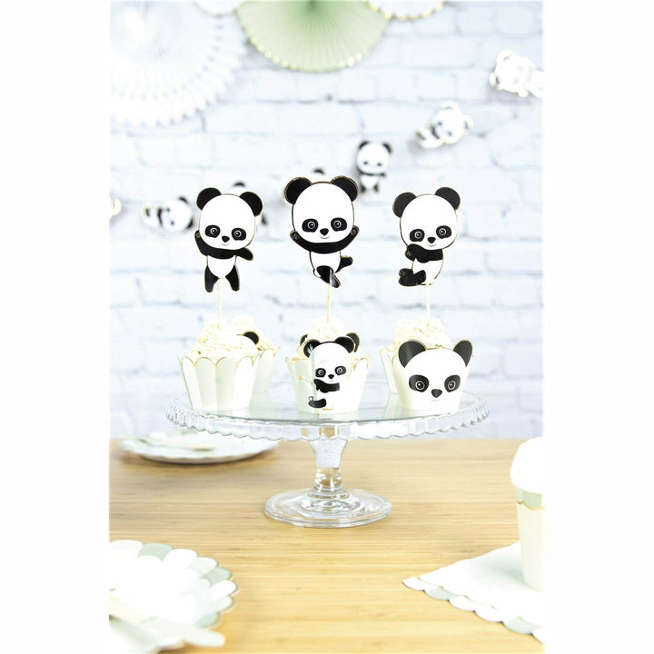 3 décorations pour gâteaux 20 cm Baby Panda,Farfouil en fÃªte,Sujets gâteaux