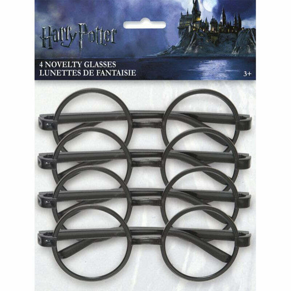 4 paires de lunettes Harry Potter™,Farfouil en fÃªte,Lunettes