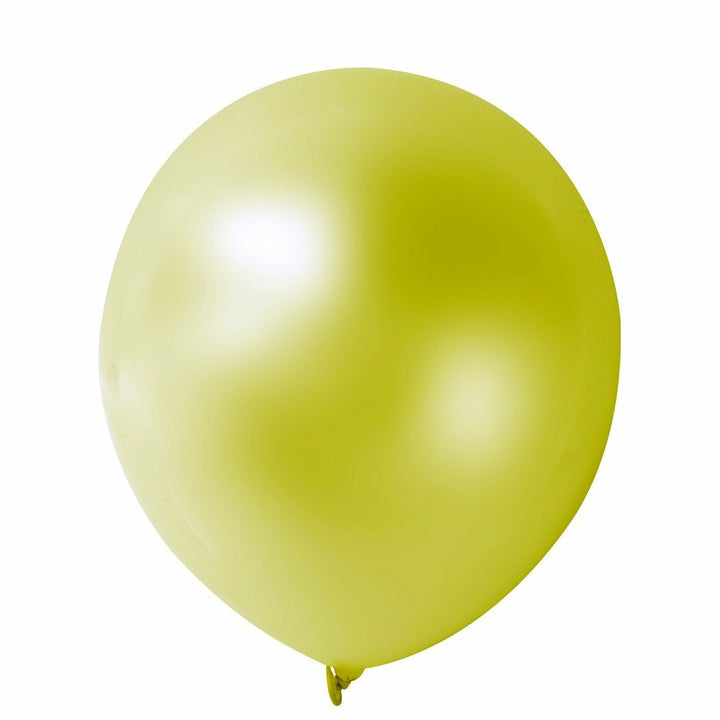 50 BALLONS METAL 25CM JAUNE,Farfouil en fÃªte,Ballons
