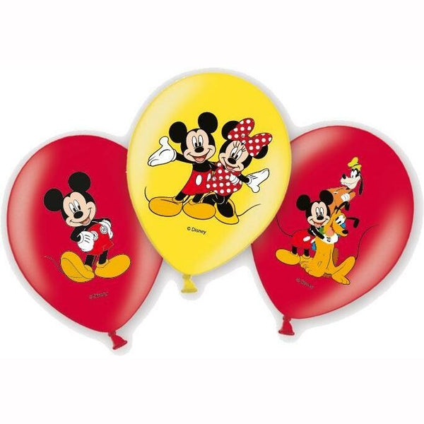 6 ballons en latex Mickey™,Farfouil en fÃªte,Ballons