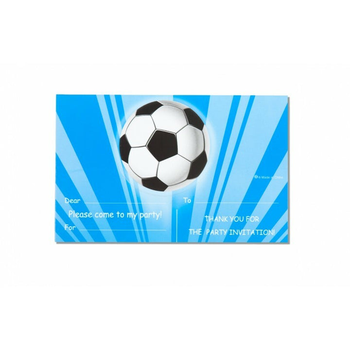 6 cartons d'invitation Football,Farfouil en fÃªte,Décorations
