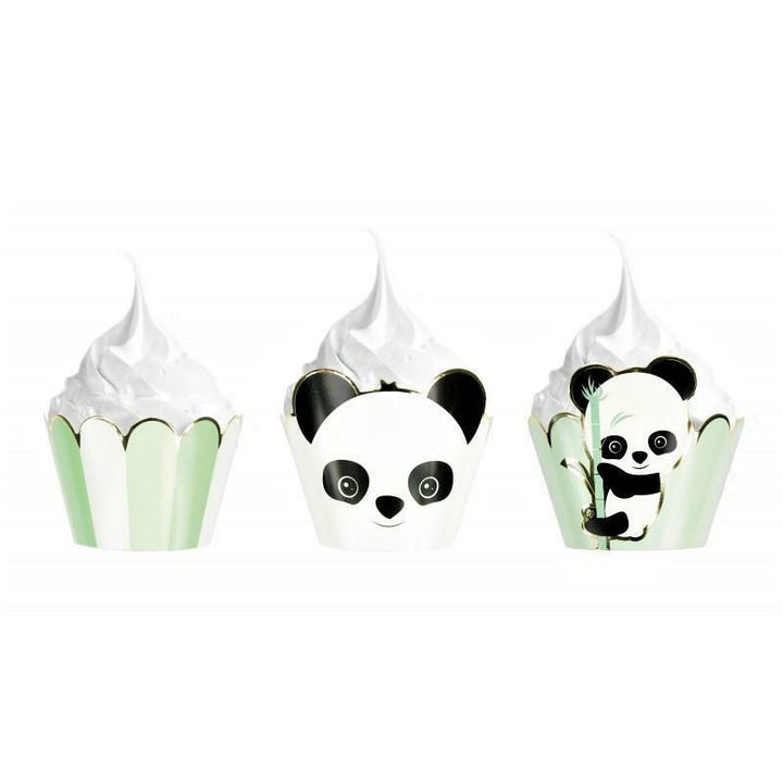 6 habillages pour cupcakes Baby Panda,Farfouil en fÃªte,Contenants alimentaire