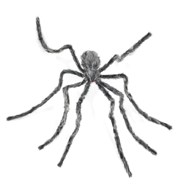 Araignée géante grise 230 cm,Farfouil en fÃªte,Décorations