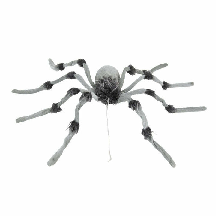 Araignée grise animée et sonore 90 cm,Farfouil en fÃªte,Décorations