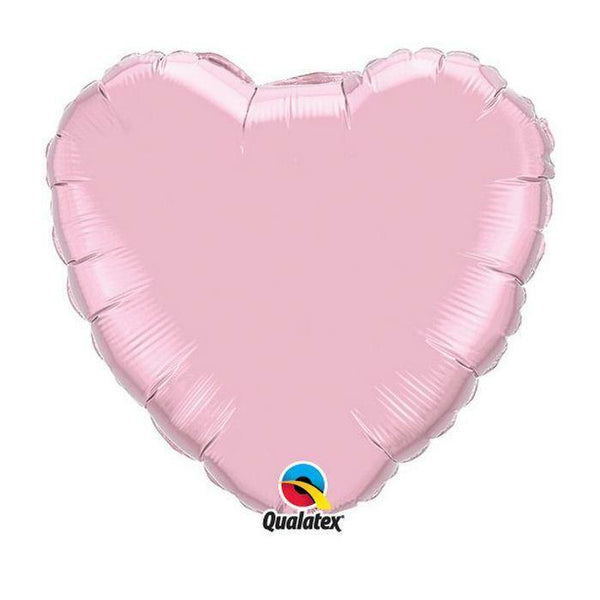 Ballon aluminium coeur rose pâle 18" 46 cm Qualatex®,Farfouil en fÃªte,Ballons