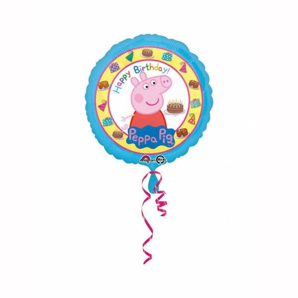 BALLON ALUMINIUM PEPPA PIG™ HAPPY BIRTHDAY 43 CM,Farfouil en fÃªte,Ballons