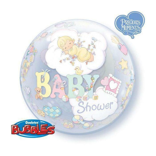 Ballon bubble Baby Shower nuage 56cm 22" Qualatex®,Farfouil en fÃªte,Ballons
