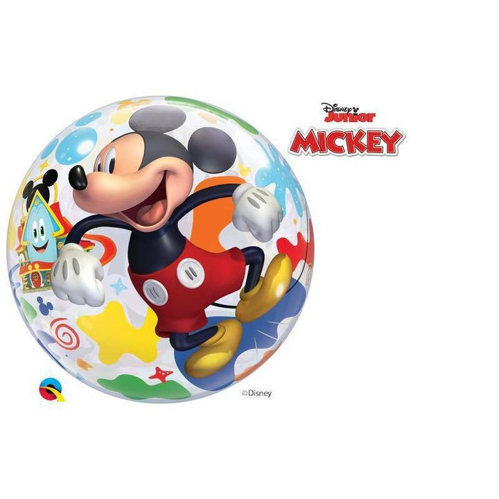 Ballon bubble Disney™ Mickey Mouse Fun 56 cm 22" Qualatex®,Farfouil en fÃªte,Ballons