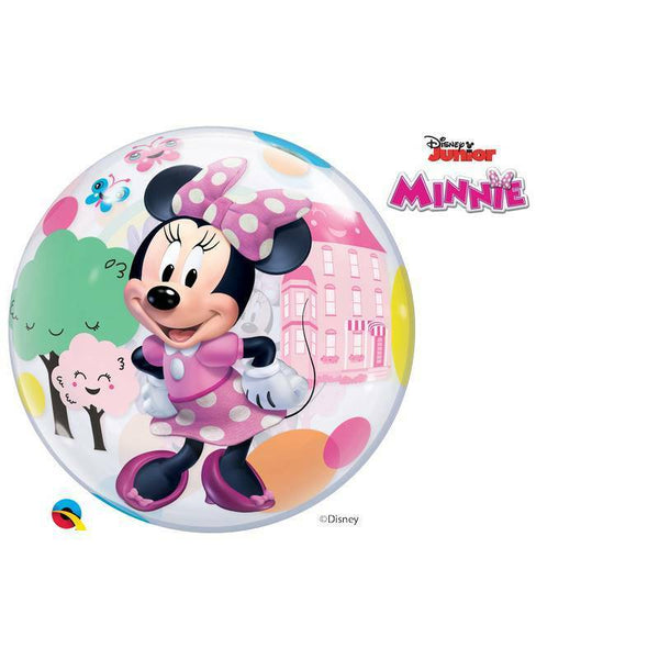 Ballon bubble Disney™ Minnie Mouse Fun 56 cm 22" Qualatex®,Farfouil en fÃªte,Ballons