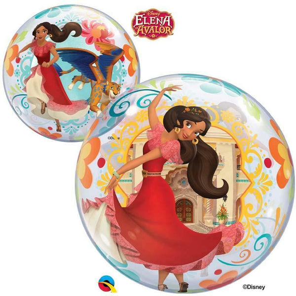 Ballon bubble Elena d'Avalor™ 56 cm 22" Qualatex®,Farfouil en fÃªte,Ballons