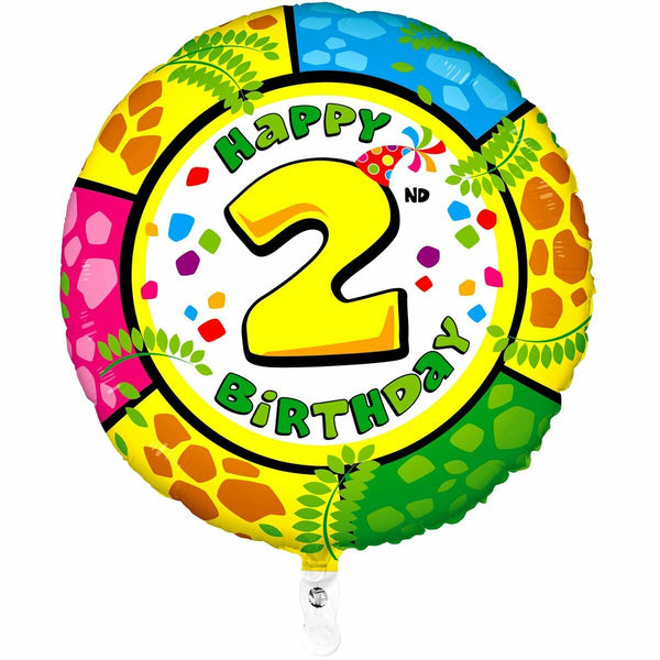 Ballon en aluminium Animaloons chiffre 2 Girafe 53 cm 21" Grabo Balloons®,Farfouil en fÃªte,Ballons