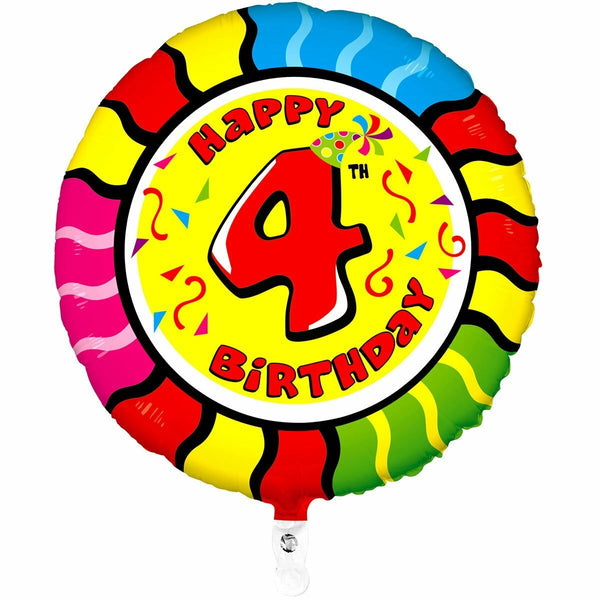 Ballon en aluminium Animaloons chiffre 4 Serpent 53 cm 21" Grabo Balloons®,Farfouil en fÃªte,Ballons