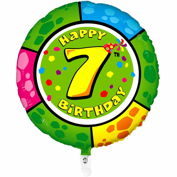Ballon en aluminium Animaloons chiffre 7 Crocodile 53 cm 21" Grabo Balloons®,Farfouil en fÃªte,Ballons