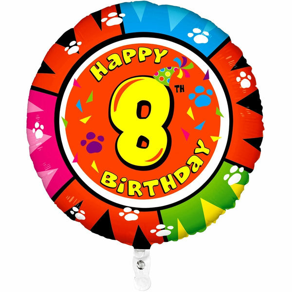 Ballon en aluminium Animaloons chiffre 8 Chat 53 cm 21" Grabo Balloons®,Farfouil en fÃªte,Ballons