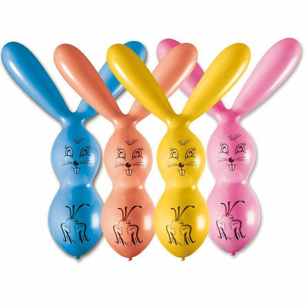 BALLON FORME LAPIN ASSORTI,Farfouil en fÃªte,Ballons