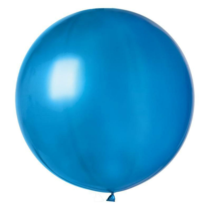 BALLON GEANT DIAMETRE 64CM BLEU ROI,Farfouil en fÃªte,Ballons