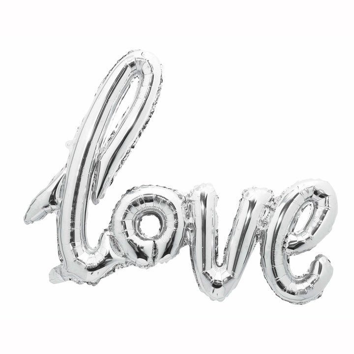 Ballon lettres "Love" Argent 73 x 57 cm,Farfouil en fÃªte,Ballons