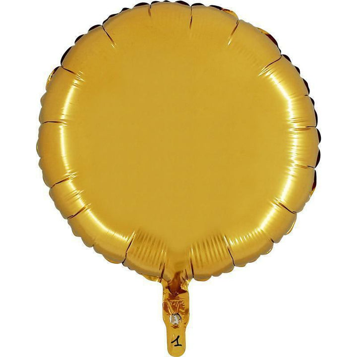 BALLON METALLISE ROND 45 CM DIFF. COLORIS,Or,Farfouil en fÃªte,Ballons