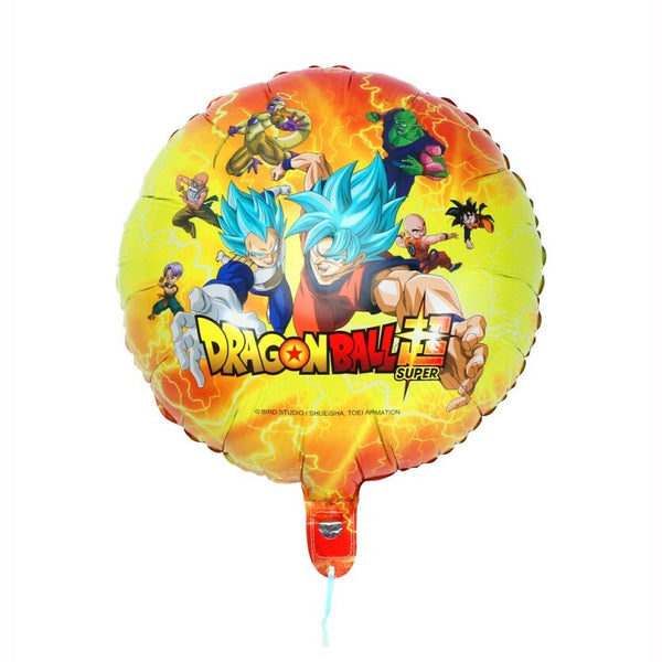 Ballon mylar rond Dragon Ball Super™ 43 cm,Farfouil en fÃªte,Ballons