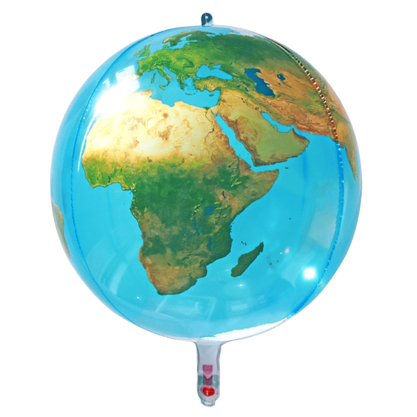 Ballon Sphère transparent Planète Terre 55 cm 22" Orbz Eanjia®,Farfouil en fÃªte,Ballons