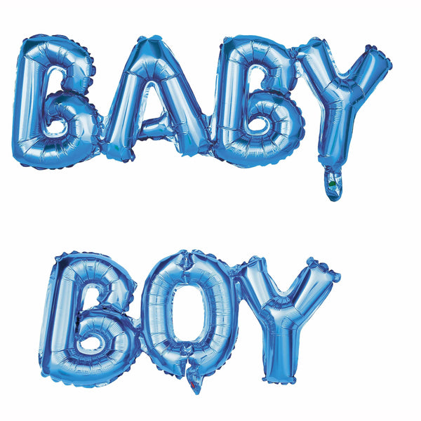 Ballons lettres "Baby Boy" 118 x 24 cm,Farfouil en fÃªte,Ballons