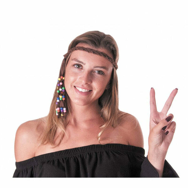 Bandeau / headband hippie avec perles,Farfouil en fÃªte,Chapeaux