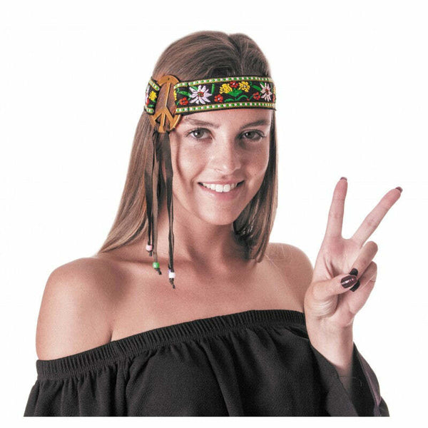 Bandeau hippie Peace & Love,Farfouil en fÃªte,Chapeaux