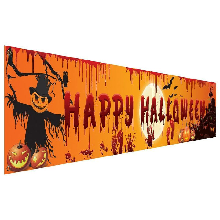 Bannière Happy Halloween de 250 cm X 48 cm,1 / 250x48cm,Farfouil en fÃªte,Décorations