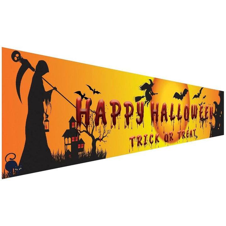 Bannière Happy Halloween de 250 cm X 48 cm,4 / 250x48cm,Farfouil en fÃªte,Décorations